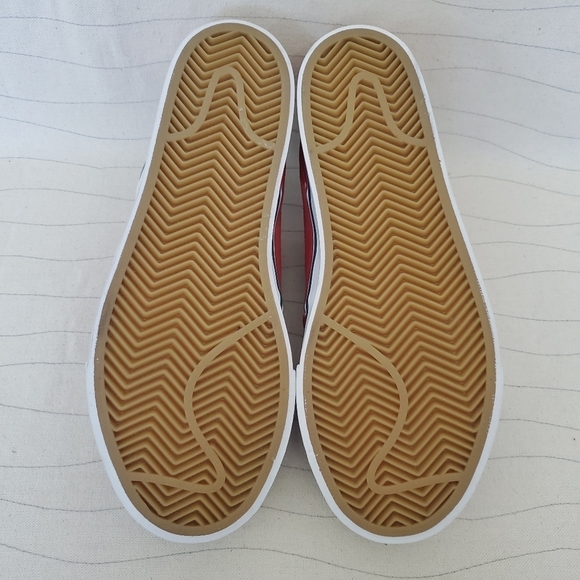 NIKE Mens SB Dunk Zoom Air 2016 Stefan Janoski Red Suede Shoes 333824-613 Sz 5 - Picture 11 of 13